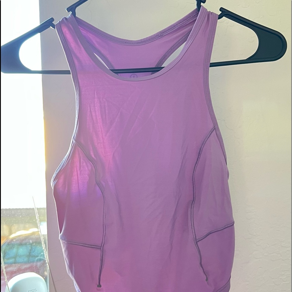 Lululemon Cropped Racerback Tank